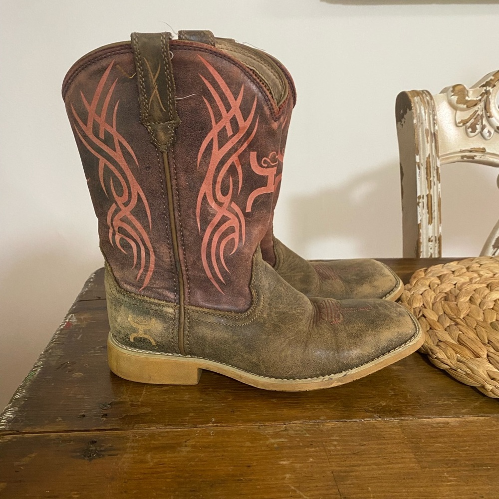 Twisted X Girls Hooey boots size 2